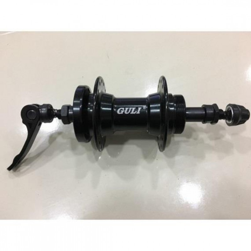 32 DELİK MTB ARKA HAZNE RULMANLI ALÜMİNYUM SİYAH [DİSK UYUMLU