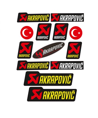 A4 ETİKET SETİ AKRAPOVİÇ